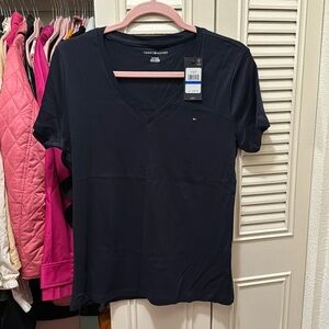 TOMMY HILFIGER NEW W TAG NAVY BLUE T SHIRT SIZE XL